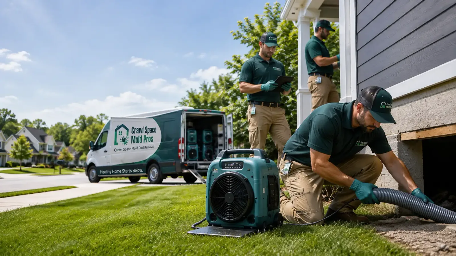 Crawl Space Mold Removal in Dartmouth, MA